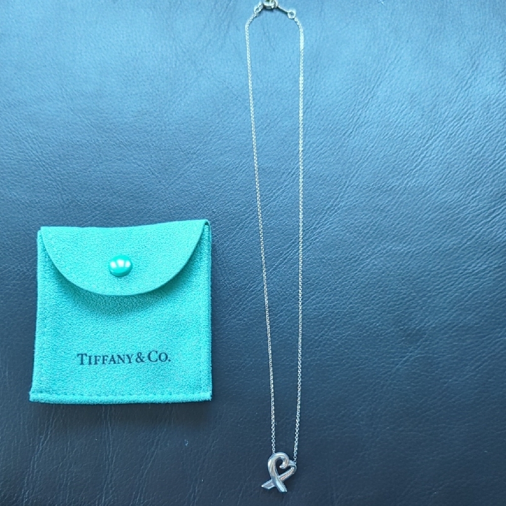 Tiffany & Co. Silver Heart Pendant Necklace